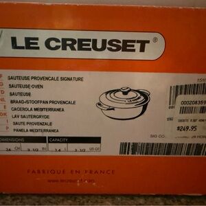 Le Creuset Mustard Yellow Dutch Oven
